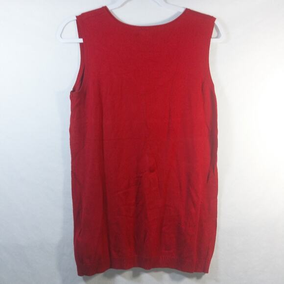 Creation L Red Studded Detail Twinset Cardigan Set Size 6 - Picture 9 of 10